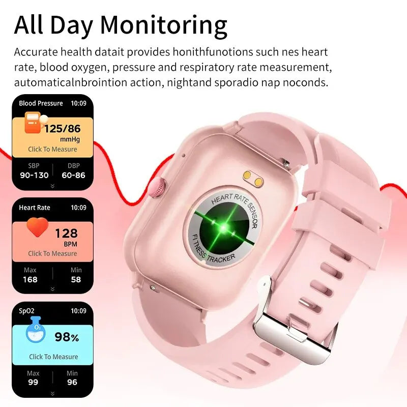 2024 Bluetooth Calling Smart Watch for Men Women Full Touch Screen Sports Fitness Watch Man Smart Watches Women Smartwatch