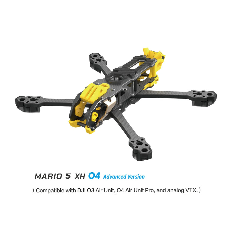 Speedybee Mario 5 Frame 5 Inch DC / XH Version with Carbon Fiber Plate FPV Freestyle RC Racing Drone for O3 / O4 PRO
