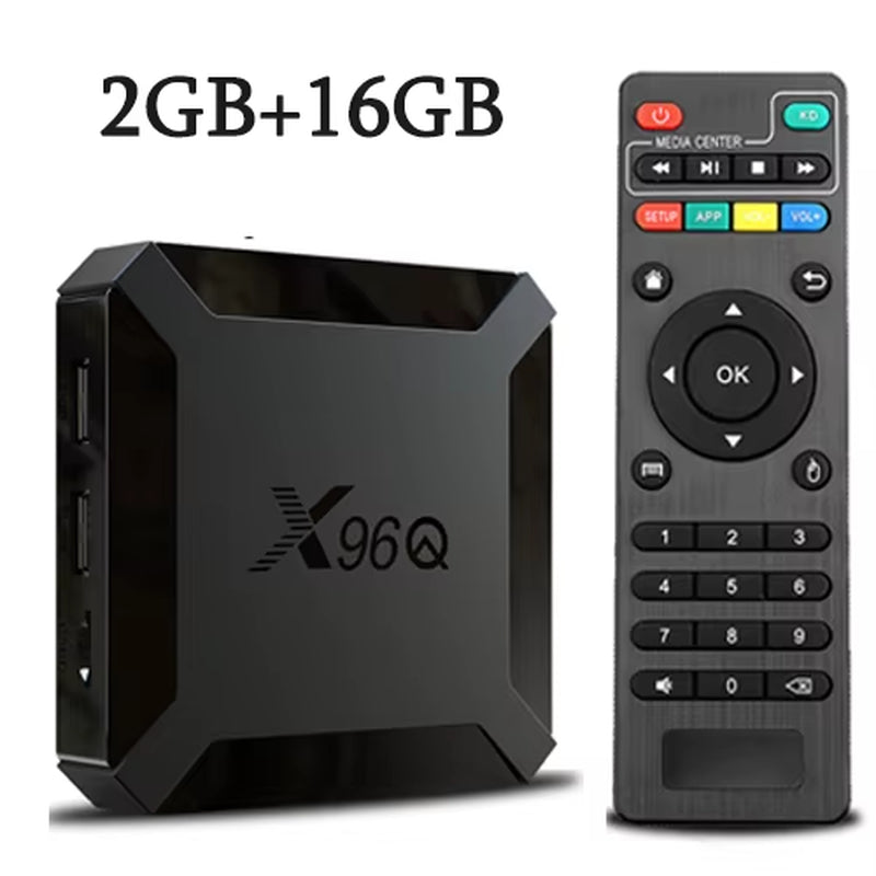 Hot Q Android 10.0 Fast Smart TV BOX 2GB 16GB Allwinner H313 Quad Core 4K VS  Mini Set Top Box Fast Shipping