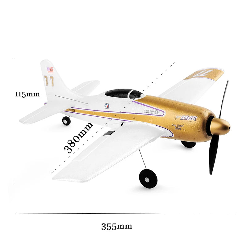 A220 A210 A260 2.4G 4Ch 6G/3D Stunt Plane Six Axis RC Fighter RC Airplane Electric Glider Unmanned Aircraft Outdoor Toy