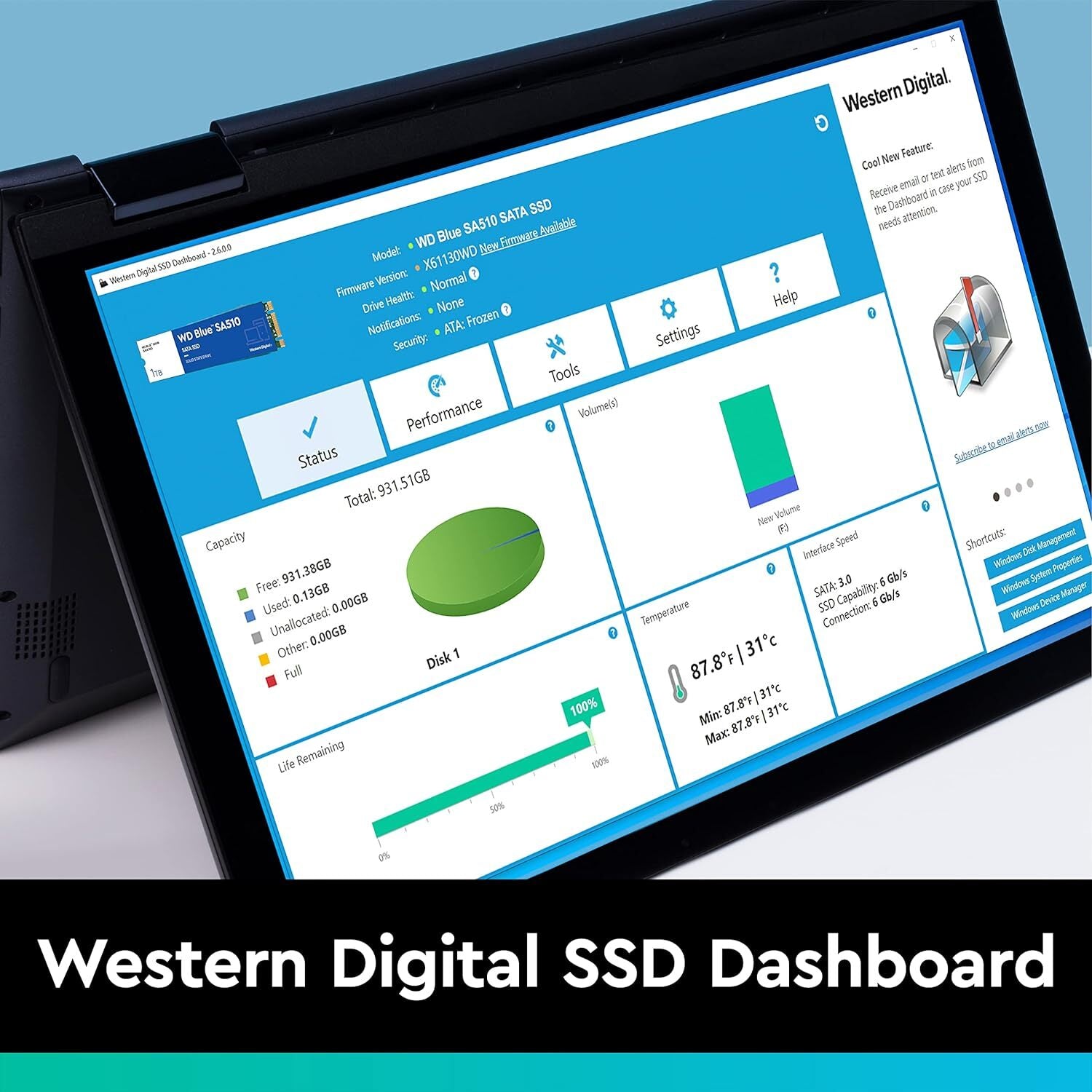 Western Digital 1TB WD Blue SA510 SATA Internal Solid State Drive SSD - Image 6