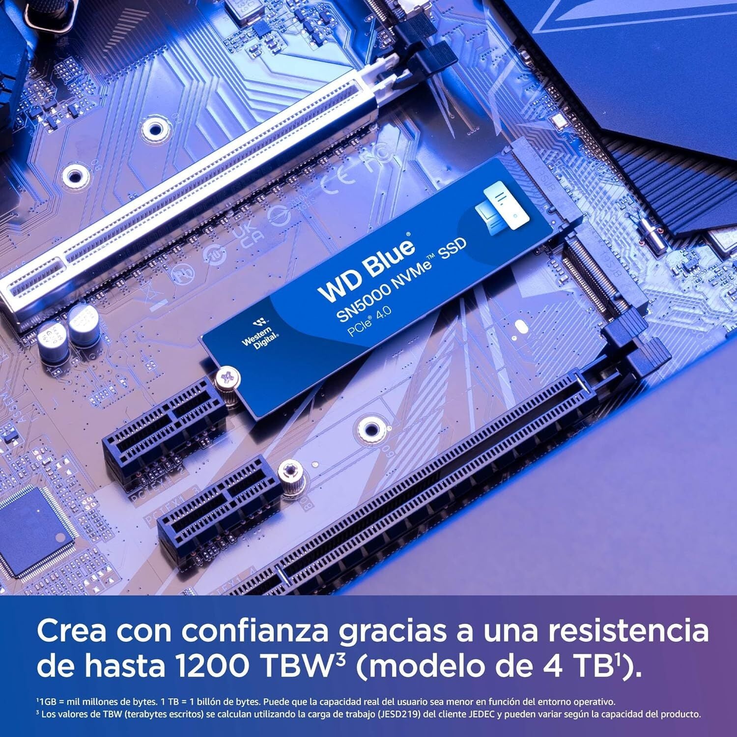 WD 4TB Blue SN5000 NVMe Internal Solid State Drive SSD WDS400T4B0E - Image 5