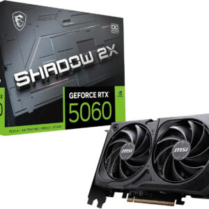 MSI Graphics Card 8GB GDDR7 28-bit 2535MHz NVIDIA RTX 5060 8G SHADOW 2X OC